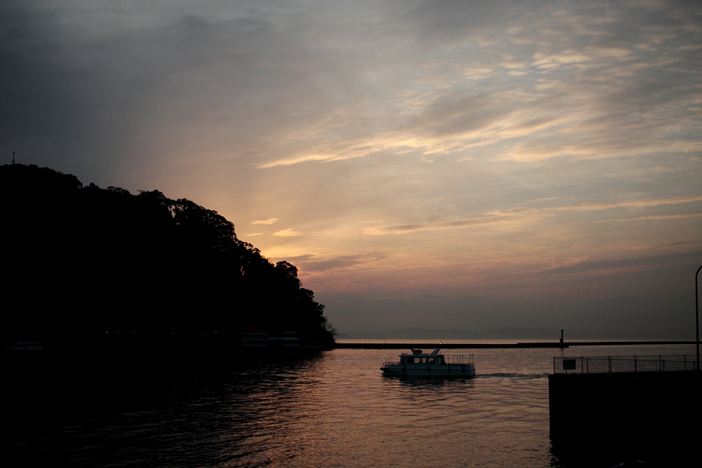 鹿島夕暮れ＠愛媛県松山市