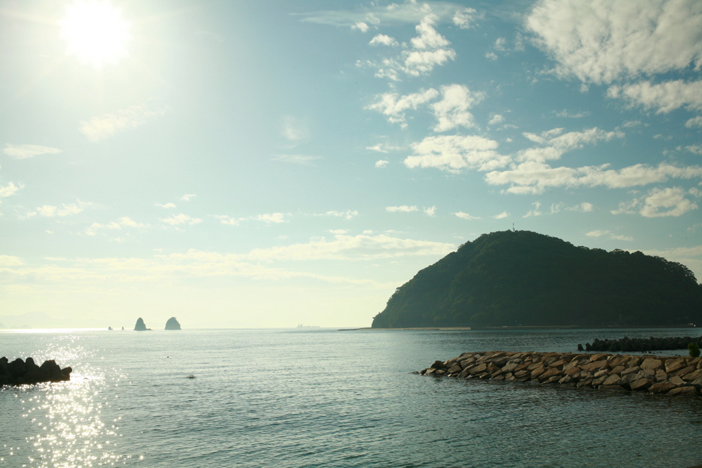 夏の日差しだな