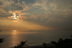 今日も日が暮れる