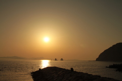 今日も日が暮れる