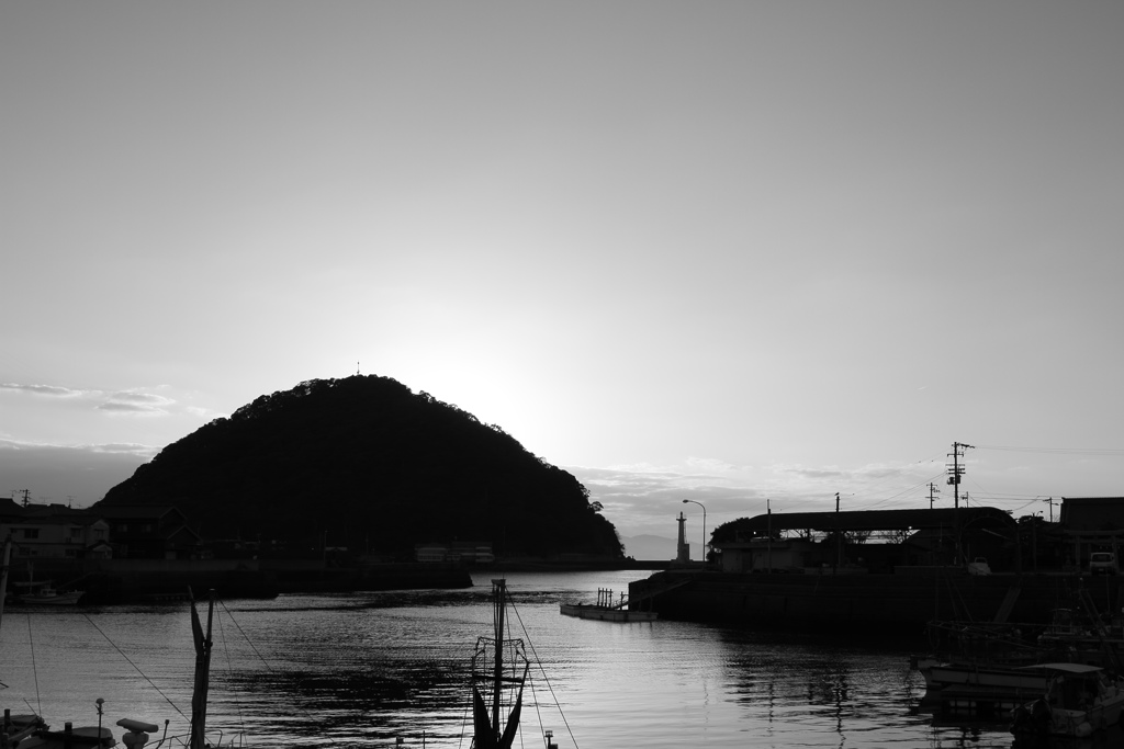 雨＠2018-03-05　昨日のモノクロ