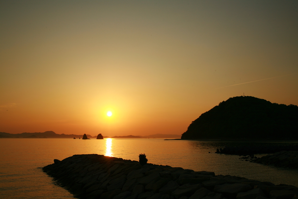 瀬戸の夕日