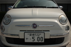 チンクエチェント、ナンバーも500