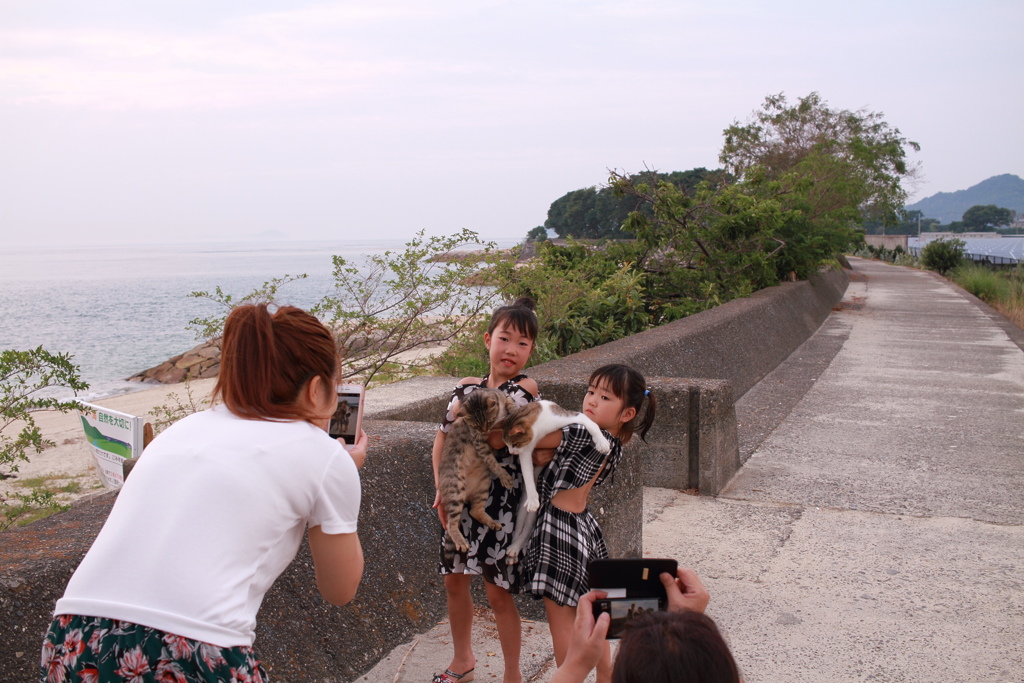 FBの友達がお孫さん連れてやってきた