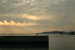 今日も日が暮れる