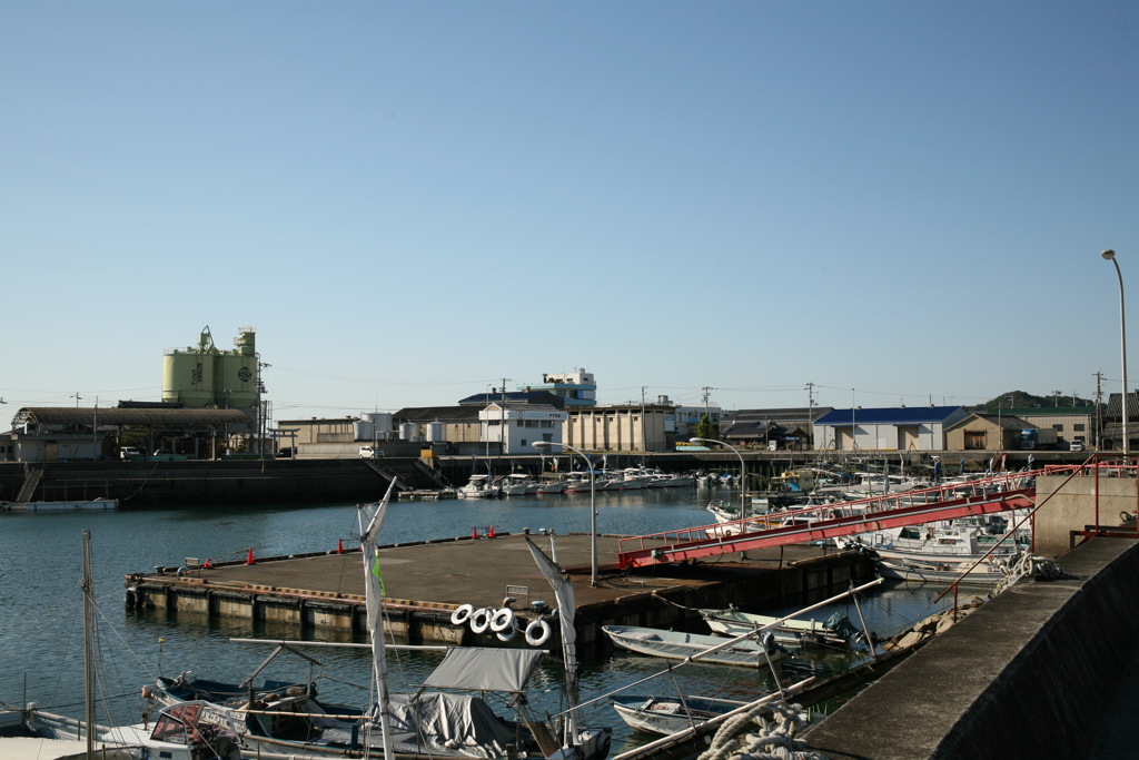 いつも通りの北条港