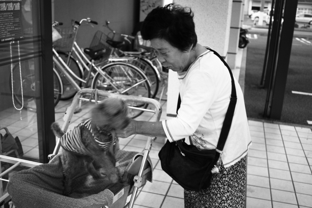 おばあちゃんが帰ってきてうれしい元ちゃん