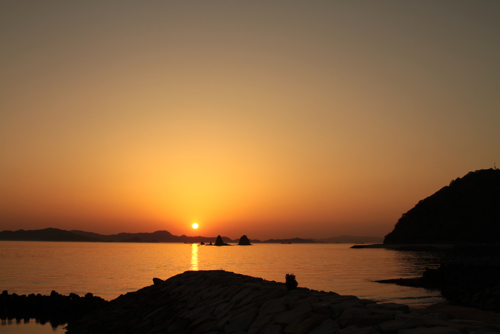 今日もやっぱり日が暮れる