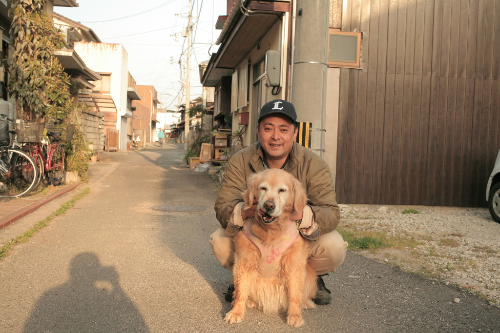 みゅうちゃんと私　坂田さん撮影