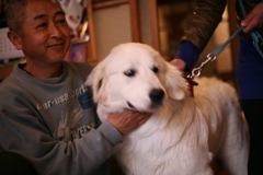 坂田さんと高知から来てるサンちゃん