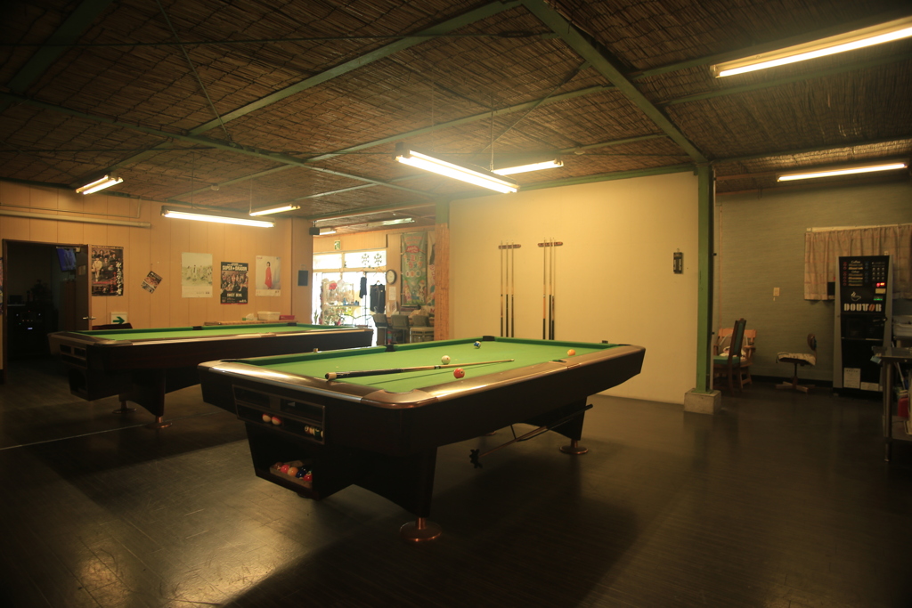 道具だけは一流のシオチンコビリヤード