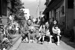 一昨日の写真　モノクロ