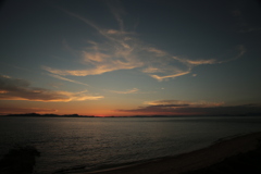 今日も日が暮れる