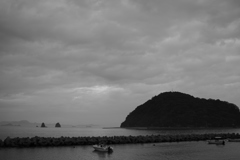 今日は曇り　台風が近づいてる