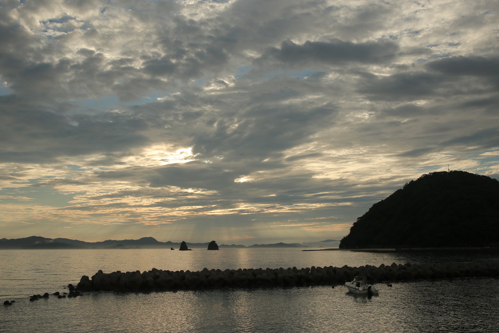 今日も日が暮れる