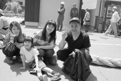 奥本さん北条旅行　モノクロ