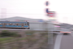 流し撮りが決まった