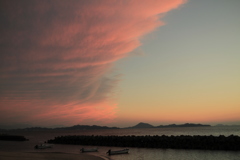 変な雲
