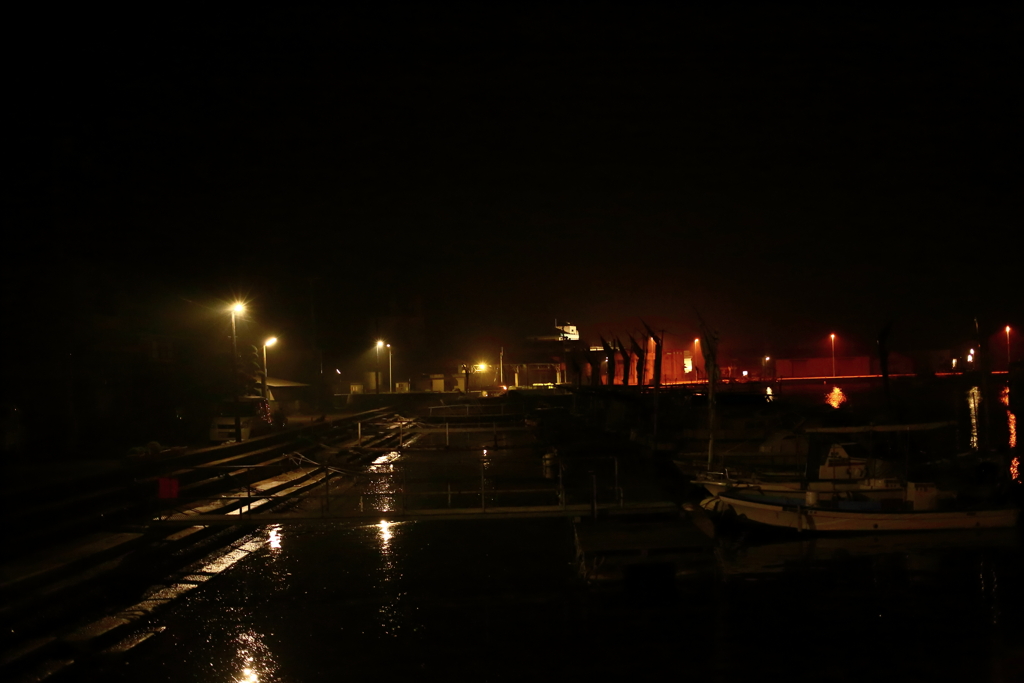 北条港午前3時