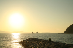 今日も瀬戸に日が暮れる