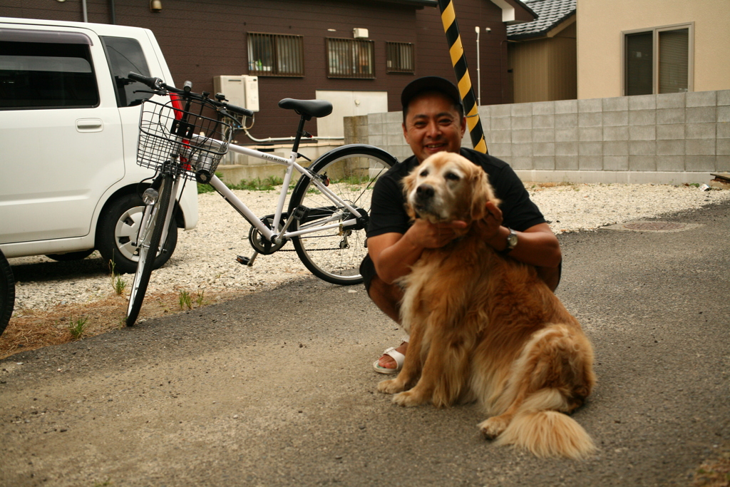 みゅうちゃんと私　坂田さん撮影