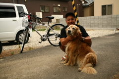 みゅうちゃんと私　坂田さん撮影