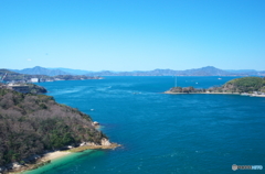 来島海峡大橋からの眺め