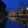 堀端の夜明け♪