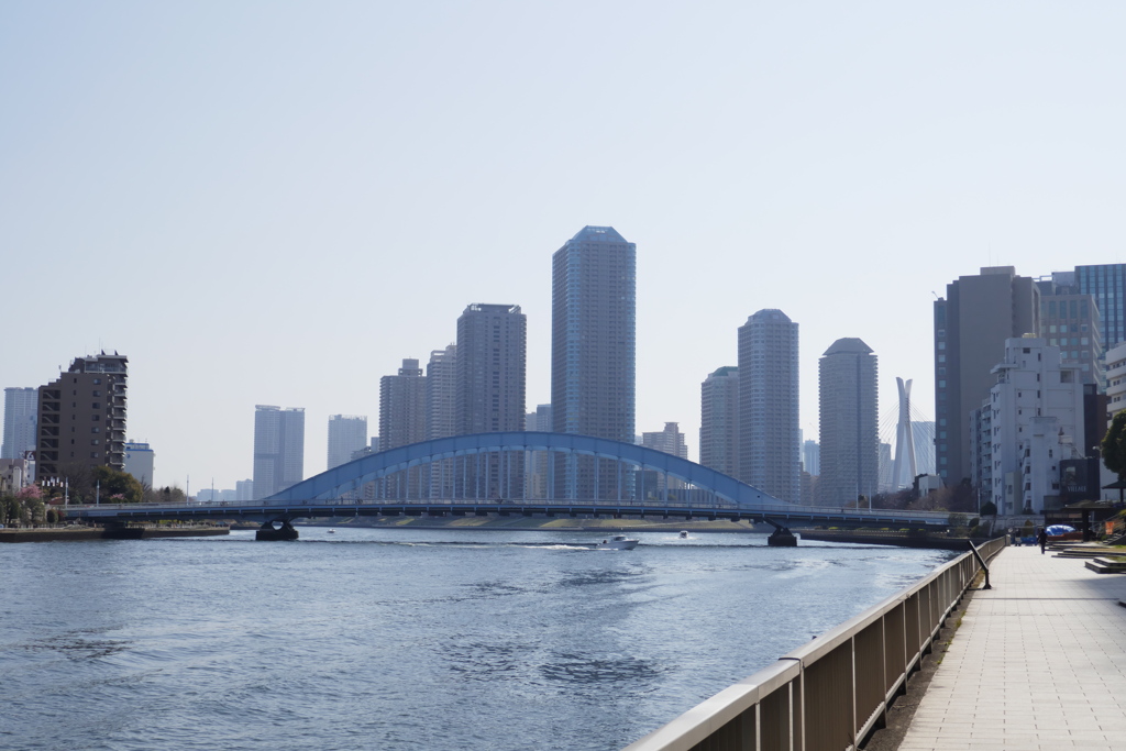 永代橋とタワマン