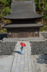 円覚寺舎利殿（1/25サイズ）