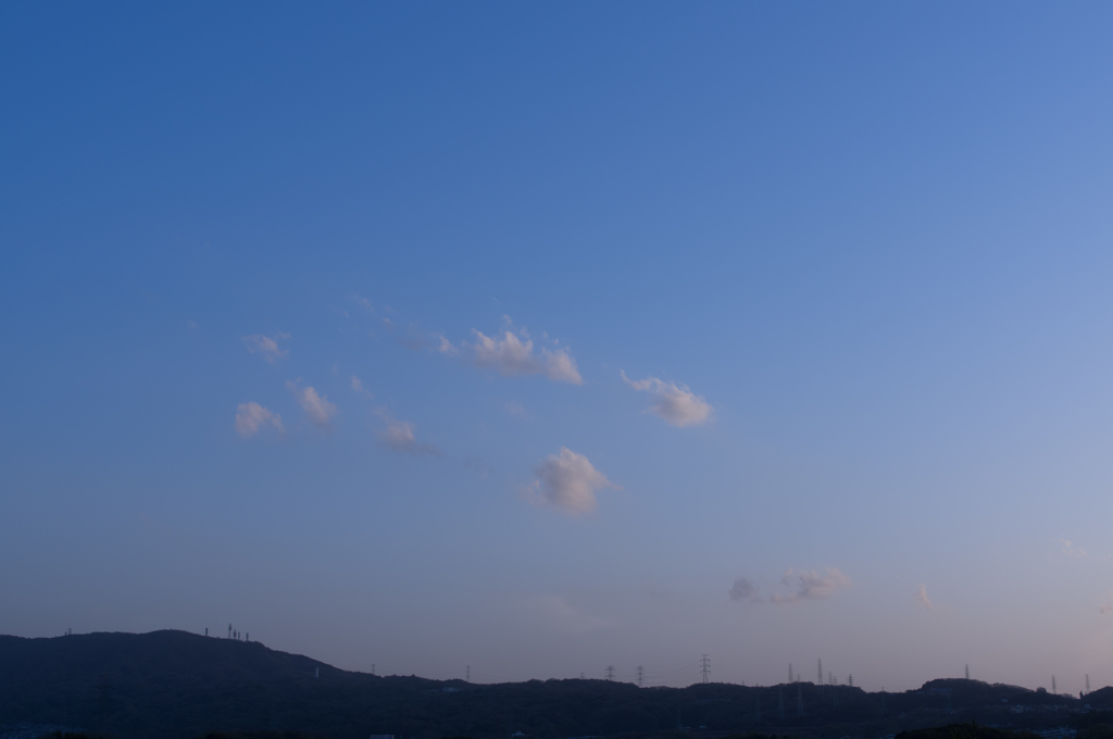 久しぶりの夕焼け空②