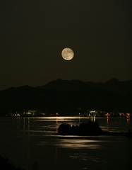 島の月夜