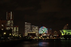 横浜の夜。