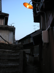 下関　路地裏風景