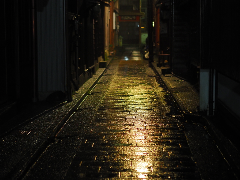 ひがし茶屋街　路地裏