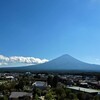 秋晴れの富士山