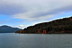 芦ノ湖からの富士山