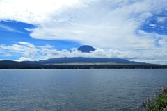 山中湖からの富士山