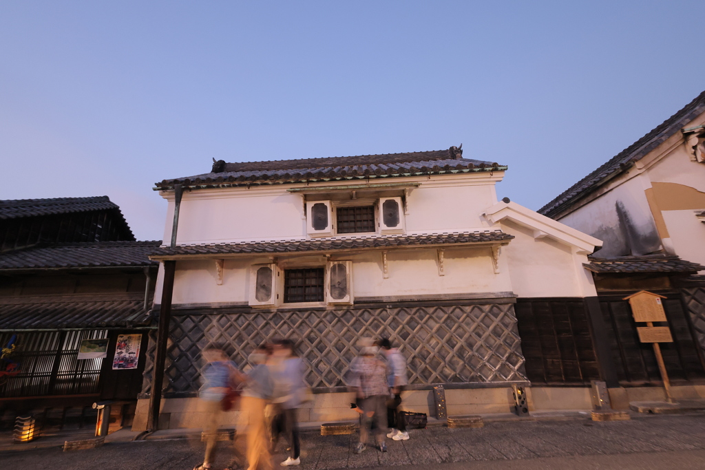 「絞」・「瓦」灯りストリートin有松　灯りのオブジェ点灯⑤