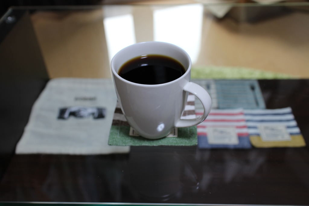 My drip coffee for teatime.