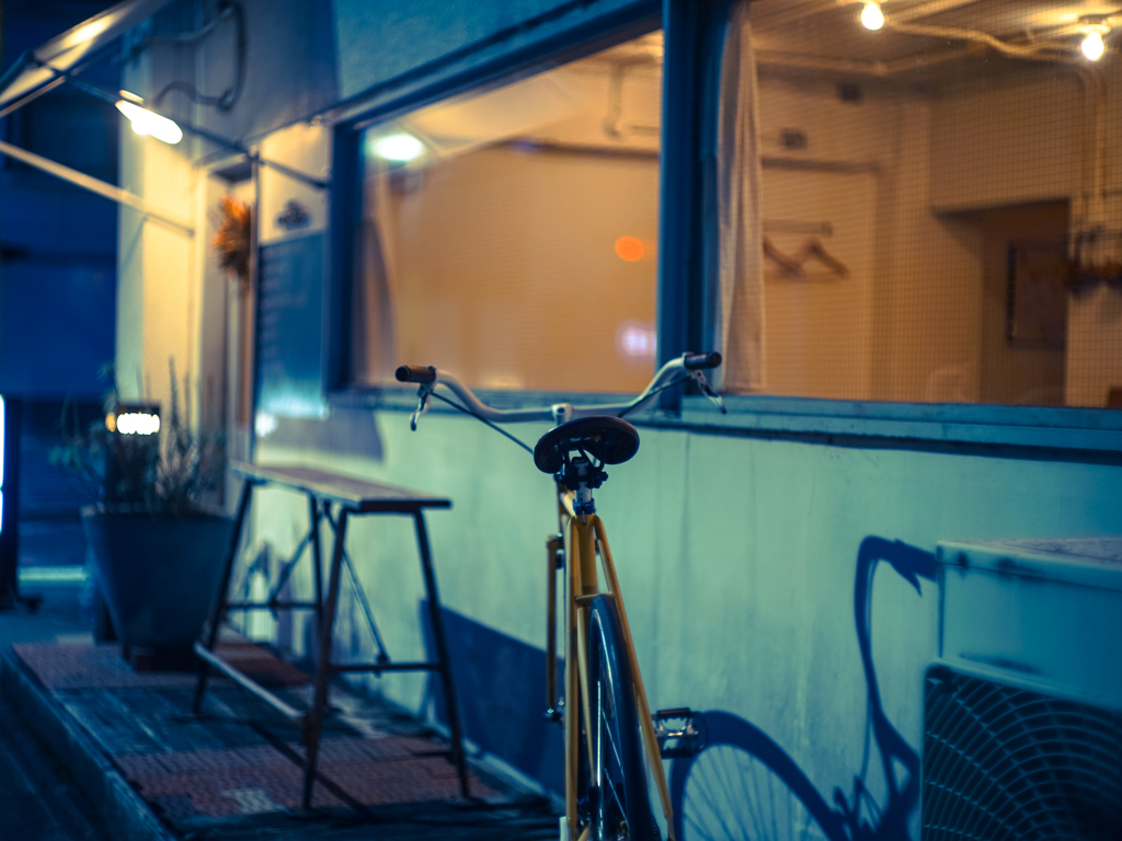 自転車のある風景