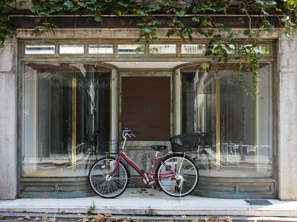 自転車のある風景