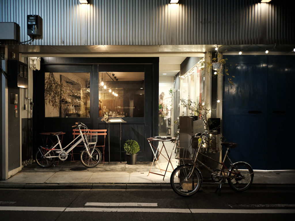 自転車のある光景