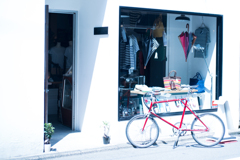 自転車のある風景