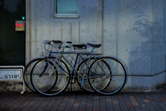 自転車のある風景