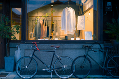 自転車のある風景