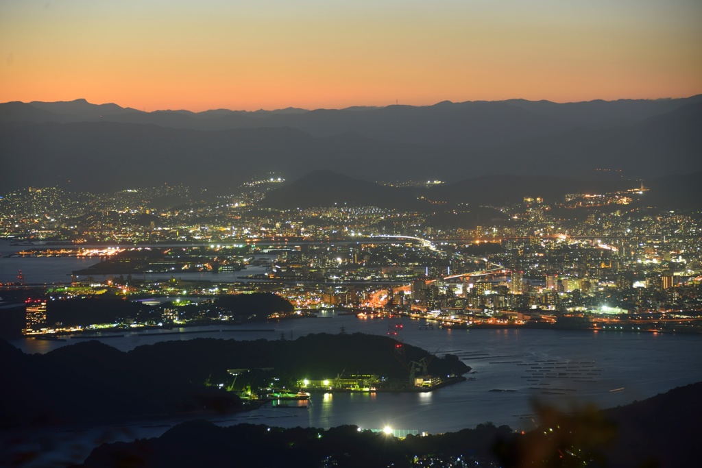 広島市の夜景