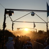 フェスの夕暮れ