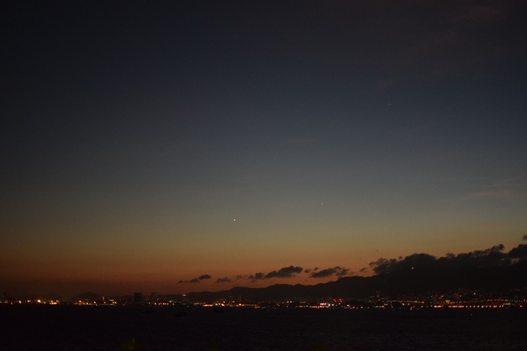 夏の夕暮れ
