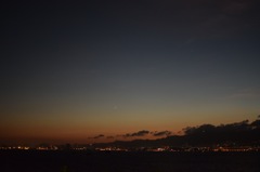夏の夕暮れ